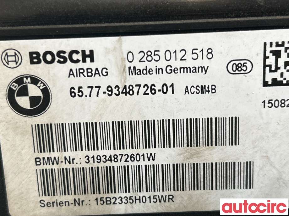 Styreenhet diverse til BMW 3-Serie 2012-2018 (F30/F31/F34) (F30/F31/F34) (BMW|65779461918|0285012518|65779348726)