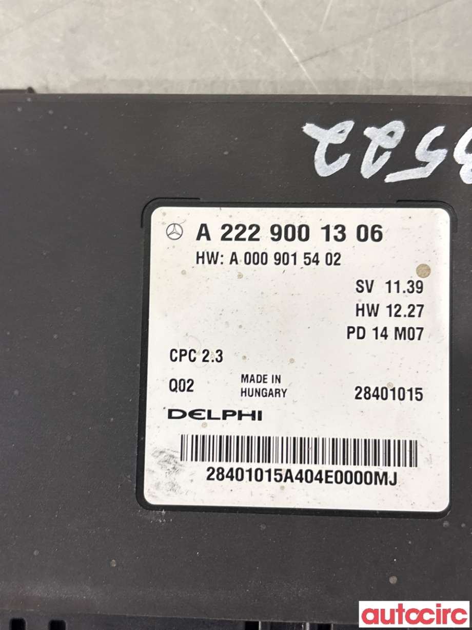 Styreenhet girkasse til Mercedes C-Klasse 2014-2018 (Fase 1) (W205) (W205) (MERCEDES|A2229001306|28401015)