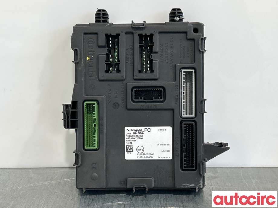 Styreenhet comfort (BCM) til Nissan Qashqai, 2014-2021 (Type II) (NISSAN|284B14CB5C)