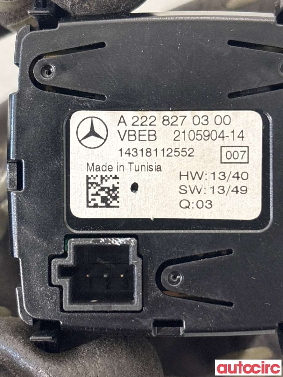 Instrument klokke til Mercedes C-Klasse 2014-2018 (Fase 1) (W205) (W205) (MERCEDES|A2228270300|2105904-14)