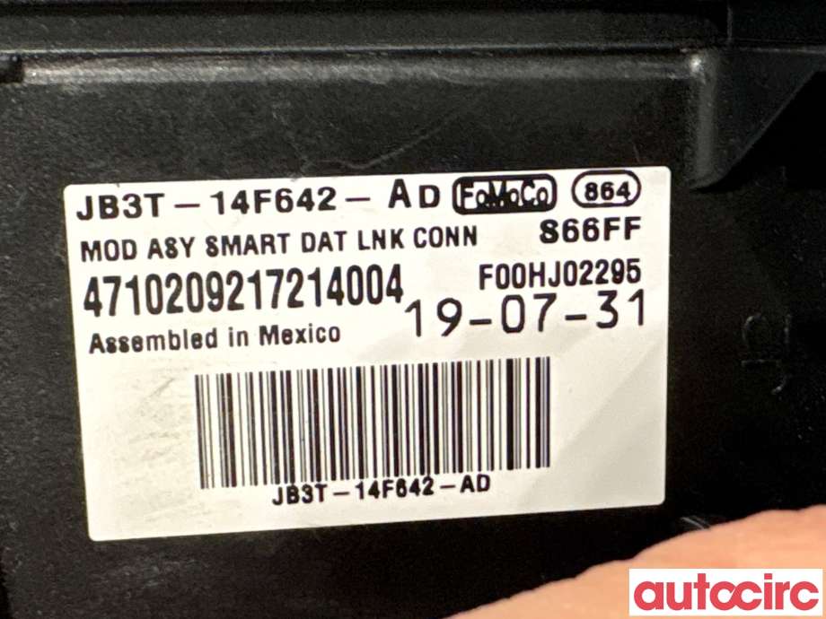 Styreenhet diverse til Ford Ranger / Ranger Raptor 2015-2022 (FORD|2437919|F00HJ02295|JB3T-14F642-AD)