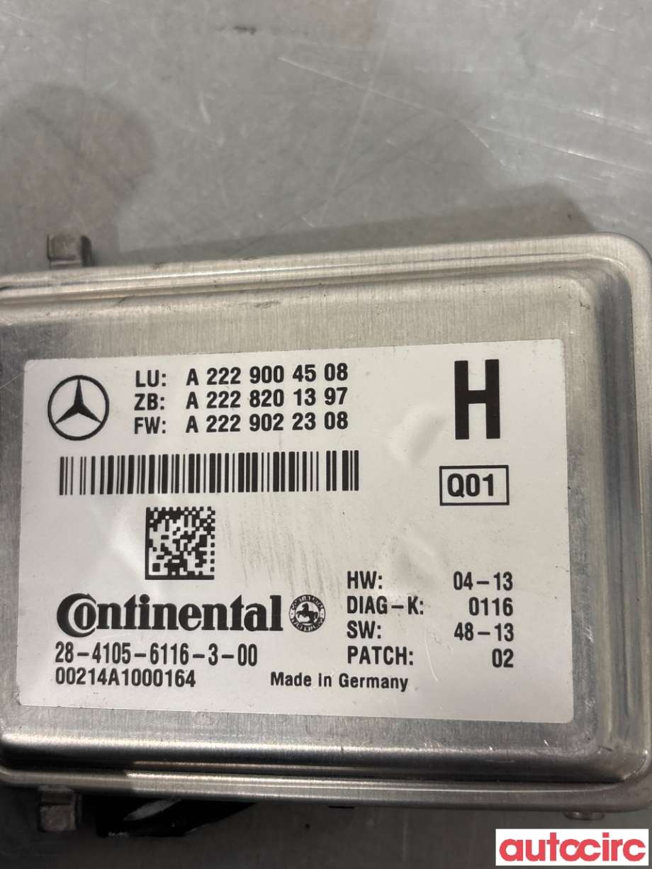 Sensor radar til Mercedes C-Klasse 2014-2018 (Fase 1) (W205) (W205) (MERCEDES|A2229007413|28-4105-6116-3-00|A2229004508)