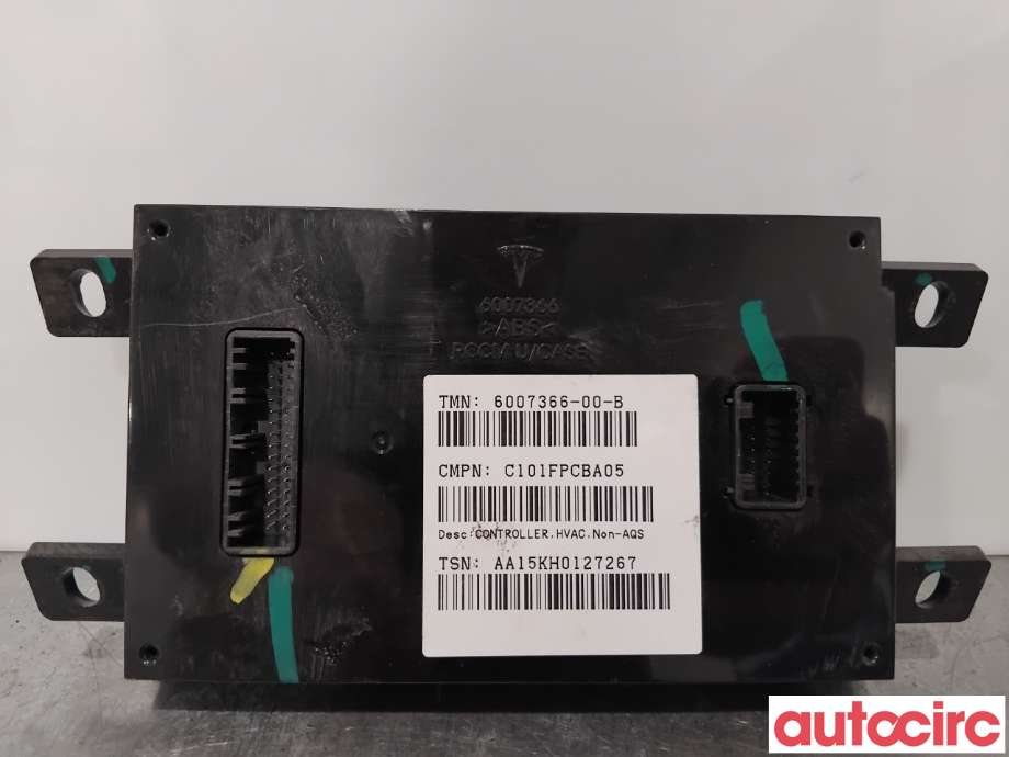 Styreenhet klima/aircondition til Tesla Model S, 2016-2021 (Fase 2)  (TESLA|6007366-00-B)