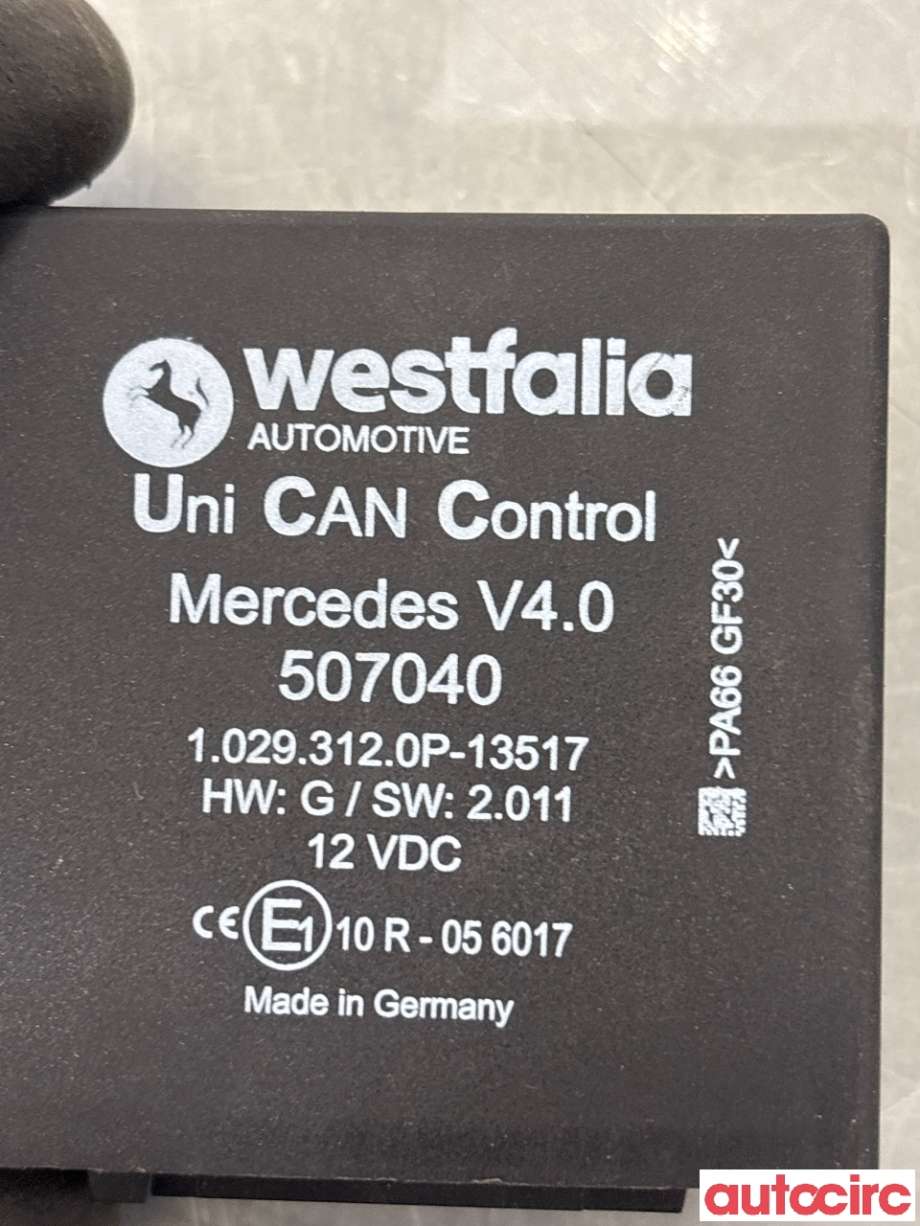 Styreenhet hengerfeste til Mercedes C-Klasse 2014-2018 (Fase 1) (W205) (W205) (MERCEDES|NO NUMBER|10R056017|507040)
