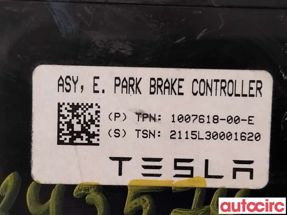Styreenhet elektrisk parkbrems (EPB - Electric Parking Brake) til Tesla Model S 2016-2021 (Fase 2) (TESLA|1007618-00-E|)