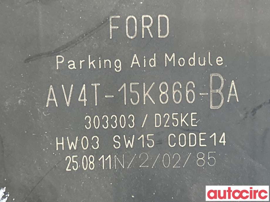 Styreenhet parkering til Ford Kuga 2008-2012 (Type I)  (FORD|1715258||AV4T-15K866-BA)