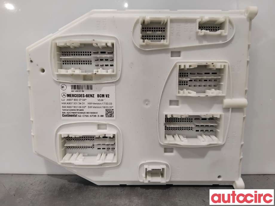 Styreenhet diverse til Mercedes Sprinter 2018-->> (907/910) (907/910) (MERCEDES|A9079007404|A2-C766-6730-3-00|A9079007109)