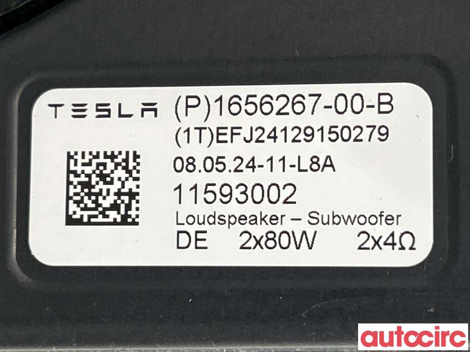 Bilstereo høyttaler til Tesla Model Y 2021-2024 (Type I)  (TESLA|1656267-00-B|)