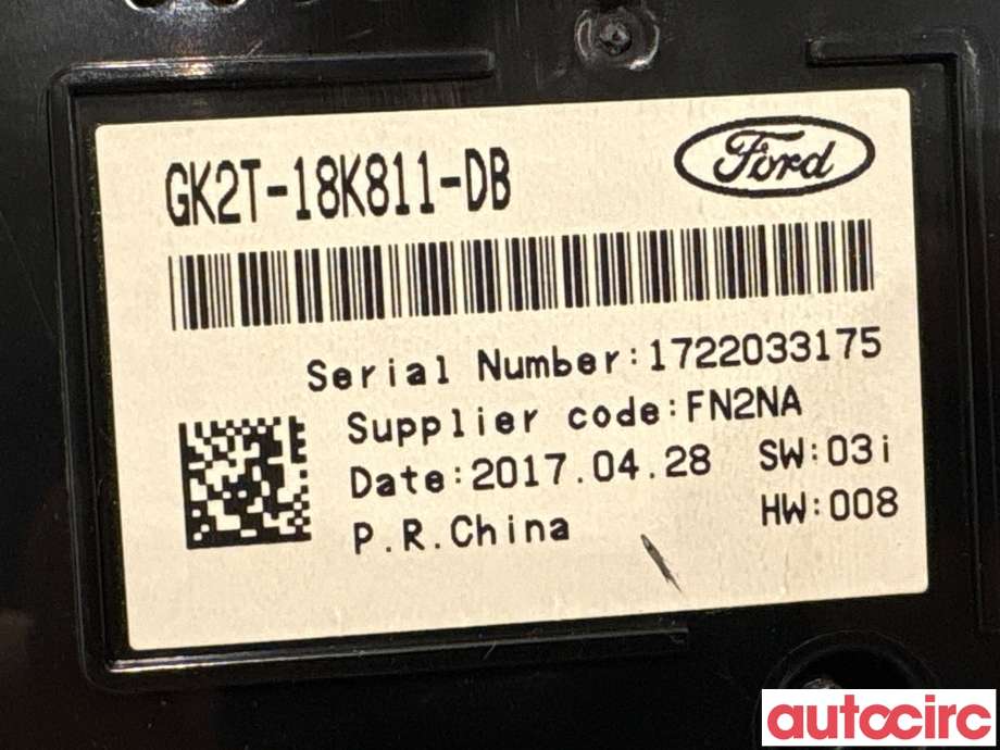 Bryter diverse til Ford Transit Custom 2013-2023 (Type I)  (FORD|2357906||GK2T-18K811-DB)