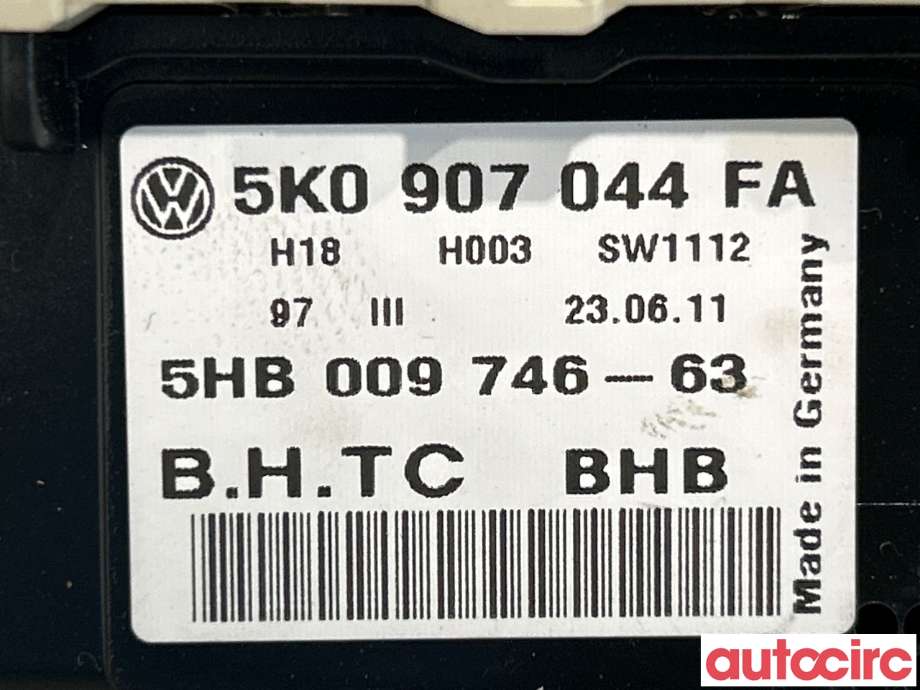 Varmeapparat betjening til VW Passat 2011-2015 (B7) (B7) (VOLKSWAGEN|5K0907044GM||5K0907044FA)