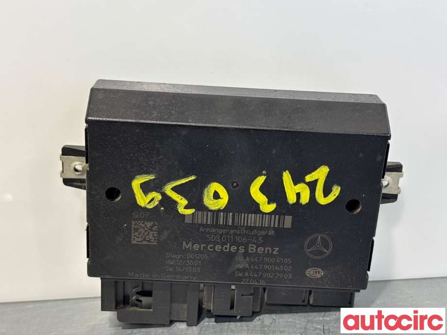 Styreenhet hengerfeste til Mercedes Vito, 2014-->> (W447) (W447) (MERCEDES|A4479004910)