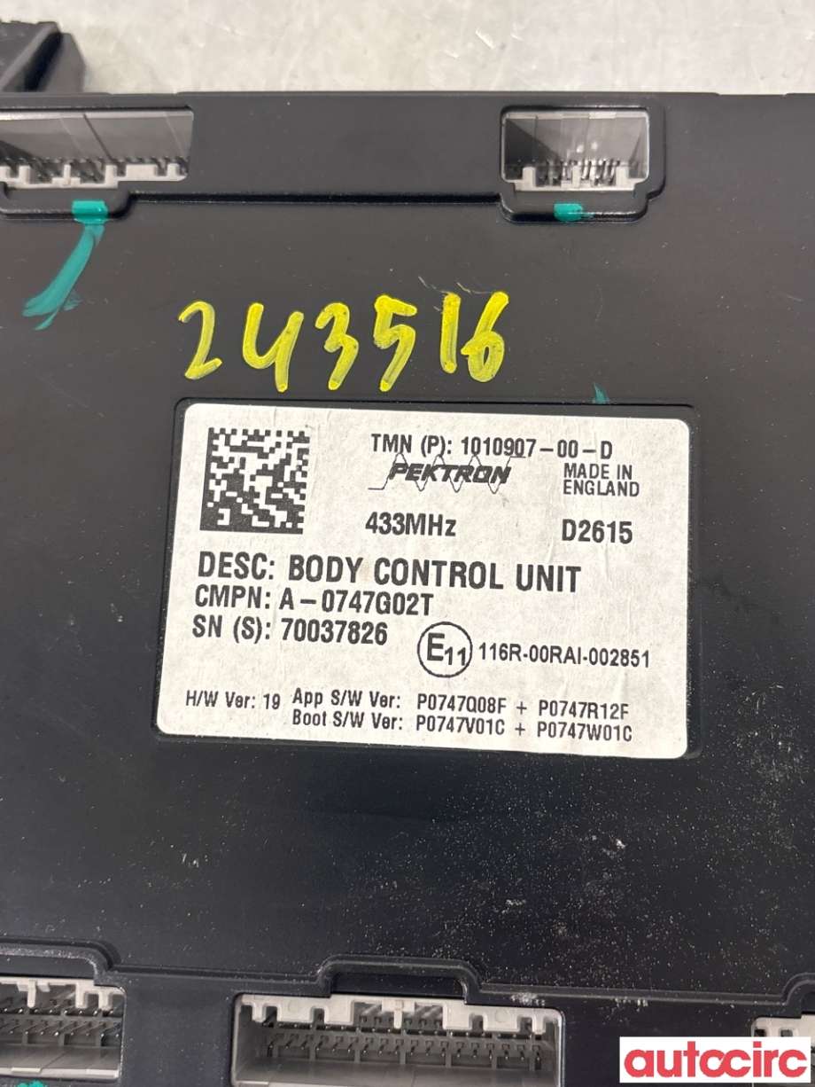 Styreenhet comfort (BCM) til Tesla Model S 2013-2016 (Fase 1) (TESLA|1010907-00-D|)