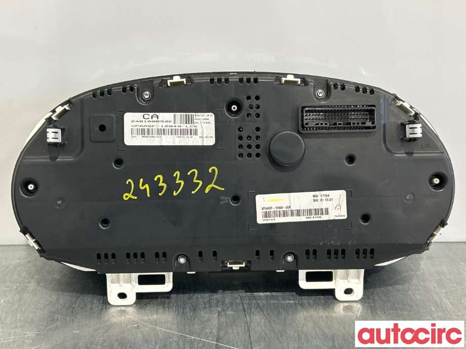 Instrumentpanel til Nissan Qashqai 2010-2014 (Type I, Fase 2)  (NISSAN|24810BR50E|)