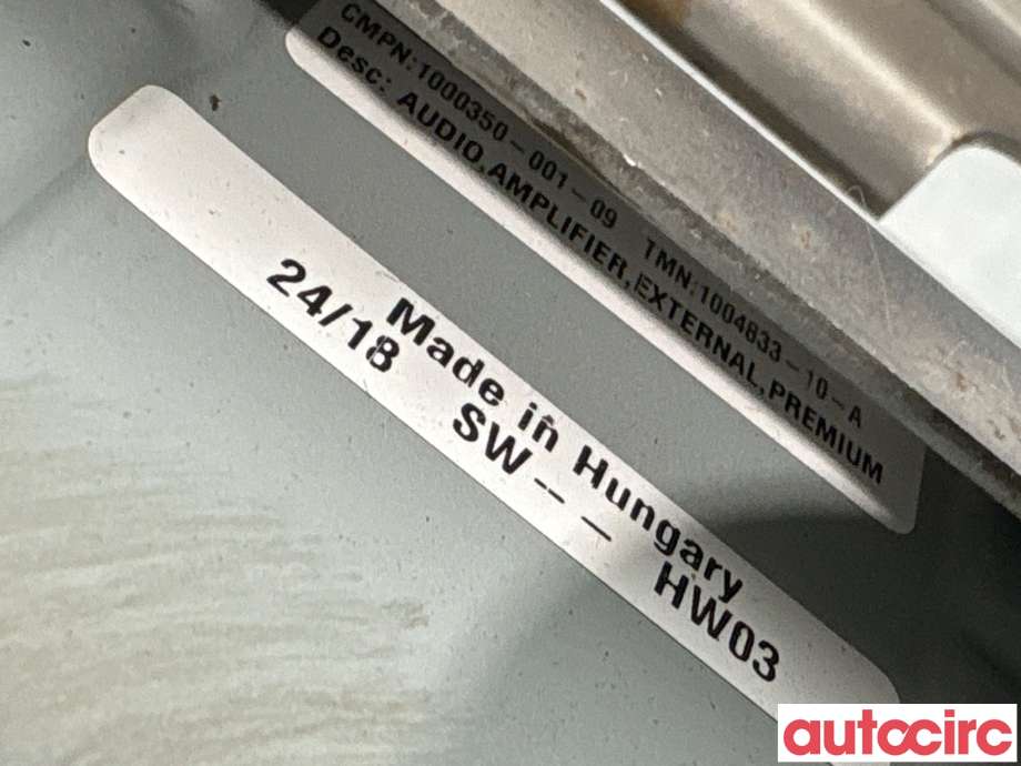 Bilstereo forsterker til Tesla Model S 2016-2021 (Fase 2) (TESLA|1004833-10-A|)