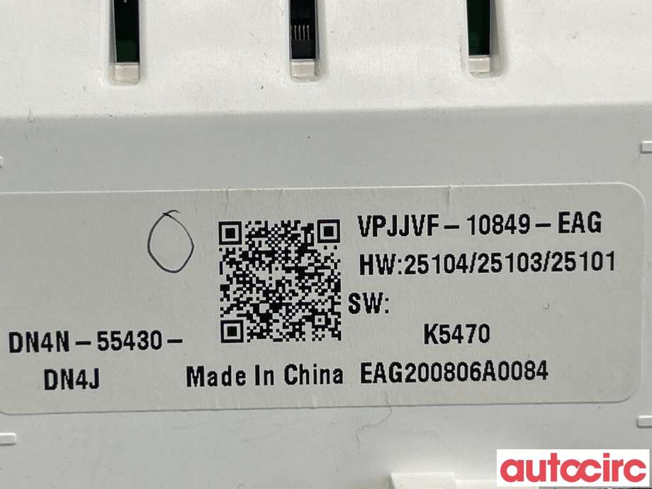 Instrumentpanel til Mazda MX-30 2020-->> (MAZDA|DN4N-55-430||DN4N-55430)