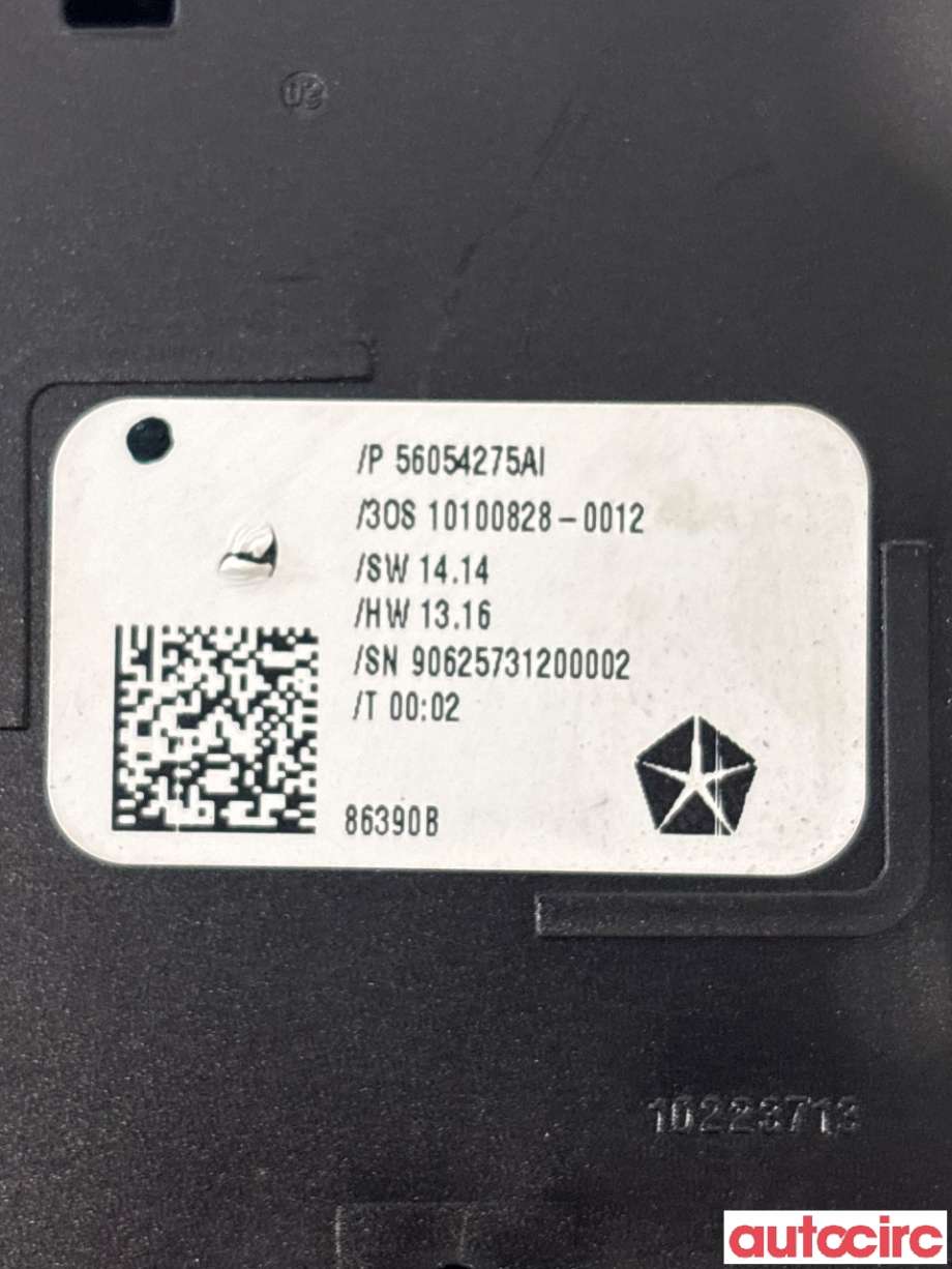 Bryter diverse til Dodge RAM 2009-2018 (Type IV)  (DODGE|56054275AD||56054275AI)
