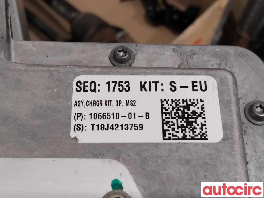 Batterilader (OBC - On Board Charger) til Tesla Model S 2016-2021 (Fase 2) (TESLA|1035647-01-C||1066510-01-B)