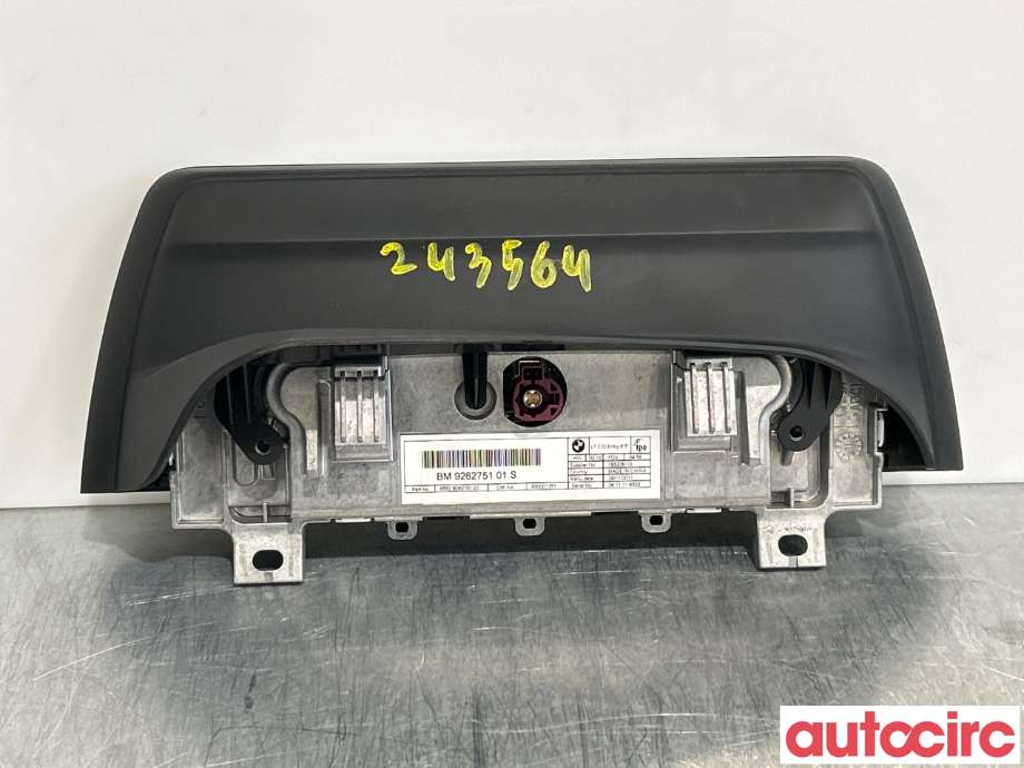 Multimedia display (MCU - Media Controller Unit) til BMW 1-Serie 2011-2015 (Fase 1) (F20/F21) (F20/F21) (BMW|65509270391||9262751-01)