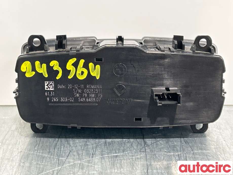 Bryter lys til BMW 1-Serie 2011-2015 (Fase 1) (F20/F21) (F20/F21) (BMW|61319265303||9265303-02)