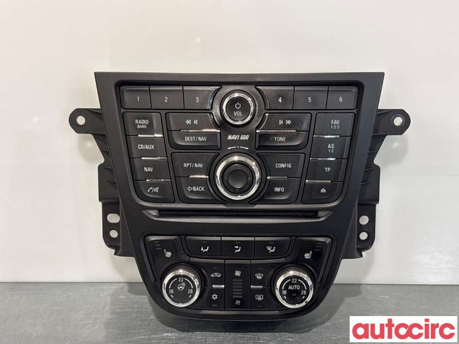 Varmeapparat betjening til Opel Mokka, 2012-2016 (Type I, Fase 1) (OPEL|20765760)