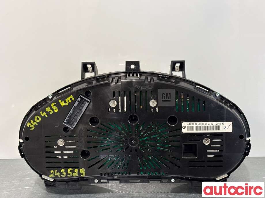 Instrumentpanel til Opel Mokka 2012-2016 (Type I, Fase 1)  (OPEL|95316676|654663731|95136701)