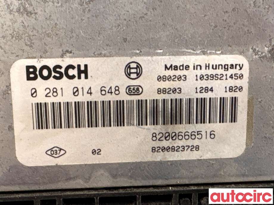 Styreenhet motor til Opel Vivaro A 2006-2014 (OPEL|93861029|0281014648|93861895)