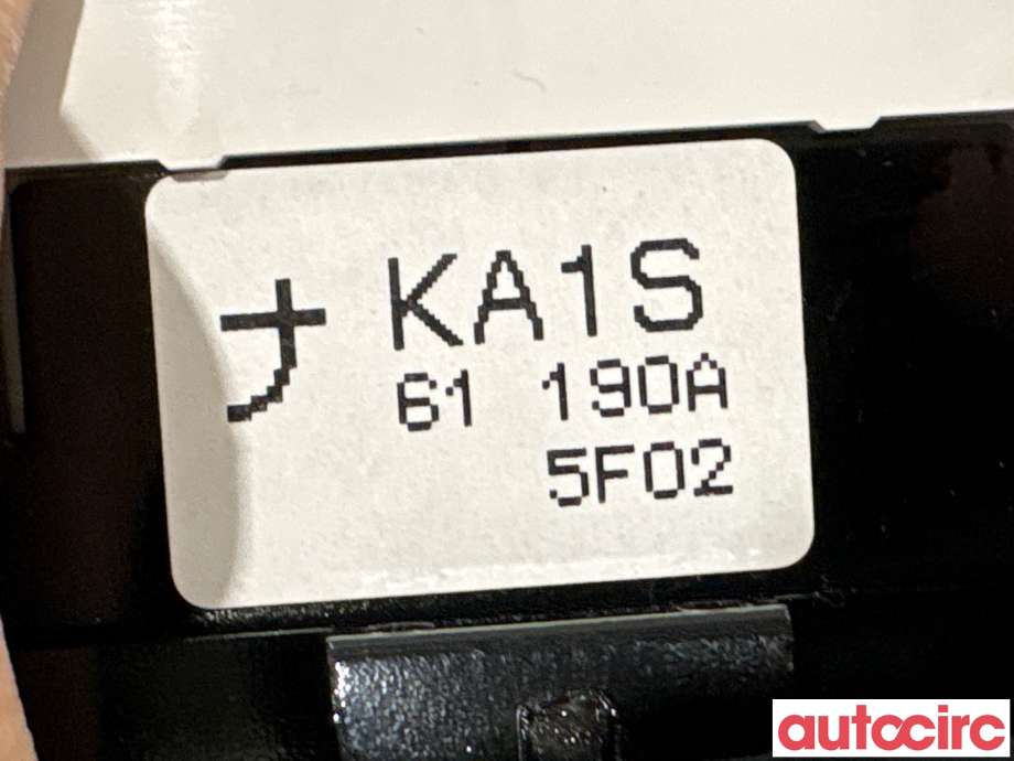Varmeapparat betjening til Mazda CX-5 2012-2017 (Type I) (MAZDA|KA1S-61-190D||KA1S61190A)