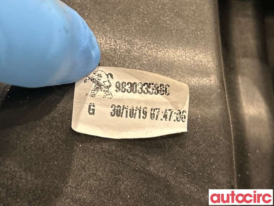 Ruteheis venstre foran til Peugeot Partner 2019-->> (Type III) (PEUGEOT|9830335880|)