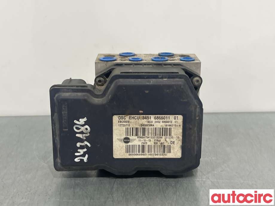ABS sentral til Mini One/Cooper 2007-2014 (R55-57) (R55-57) (MINI|34516874553||34516866011)
