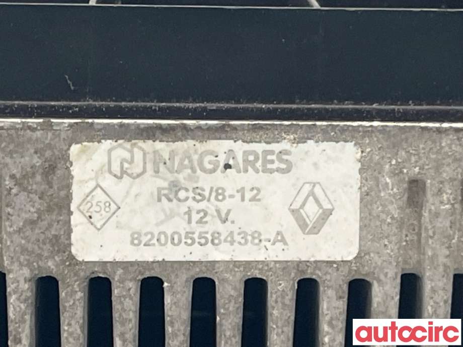 Rele diverse til Nissan Qashqai 2010-2014 (Type I, Fase 2)  (NISSAN|11067JD50B|RCS8-12|2712000Q1M)