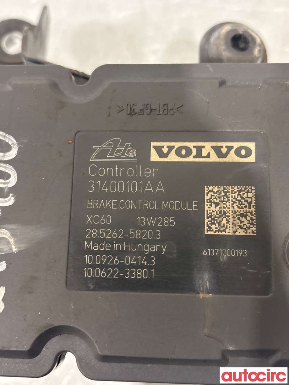 ABS sentral til Volvo V60/V60 CC 2013-2018 (Type I, Fase 2) (VOLVO|31400546|100926-04143|31400101)