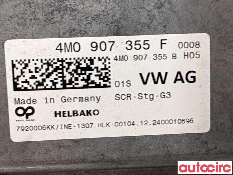 Diverse deler til Audi A4 2015-2019 (Type V, Fase 1) (B9) (B9) (AUDI|4M0907355F|)