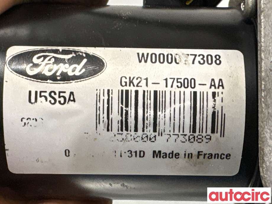 Viskermotor frontrute til Ford Transit Custom 2013-2023 (Type I)  (FORD|2005582|W000077308|GK21-17500-AA)