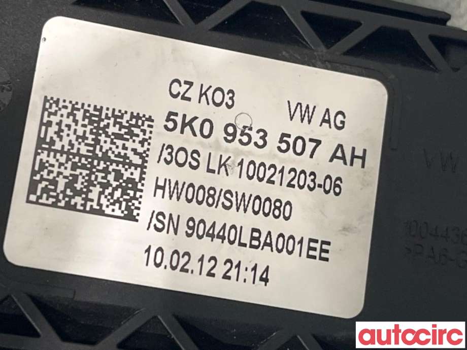 Airbag slepering til VW Golf VI 2008-2012  (VOLKSWAGEN|5K0953549B||5K0953513M)