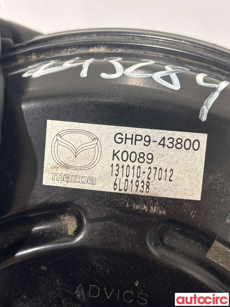 Bremsekraft-forsterker til Mazda 6 2015-2018 (Type III, Fase 2) (MAZDA|GHY9-43-80ZC|131010-27012|GHP9-43800)