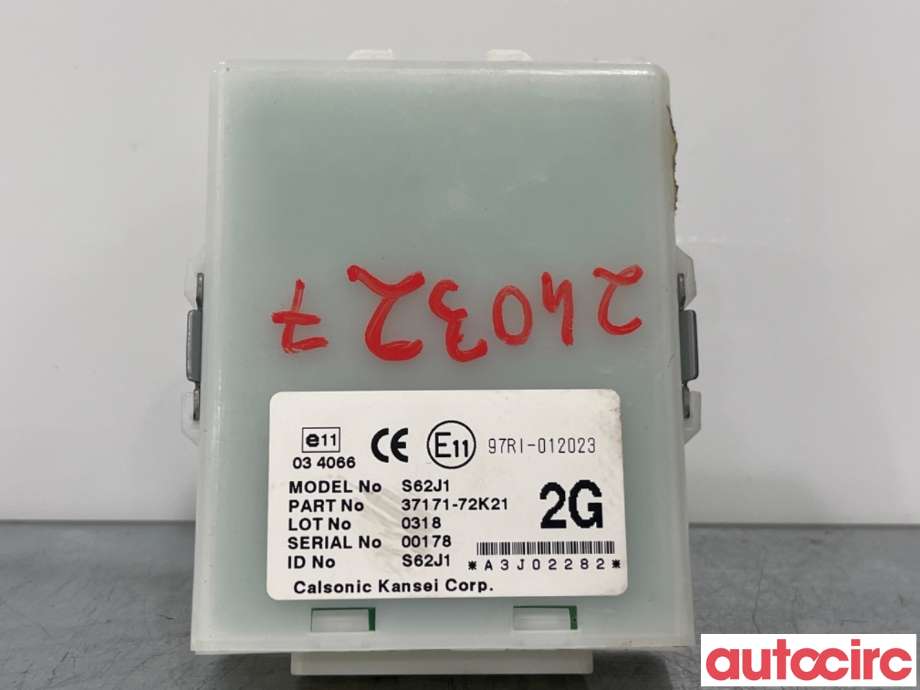 Styreenhet nøkkelfri/keyless til Suzuki Swift 2005-2010 (SUZUKI|3717172K21||37171-72K21)