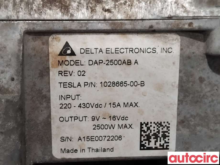 DCDC converter hybrid til Tesla Model S 2013-2016 (Fase 1) (TESLA|1028665-00-B|DAP-2500ABA)