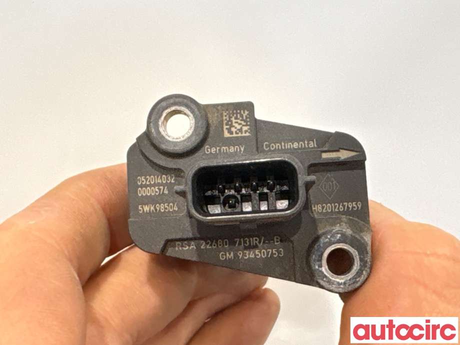 Luftmengde/luftmassemåler til Nissan Qashqai 2014-2021 (Type II)  (NISSAN|2268000Q0A|5WK98504|226807131R)