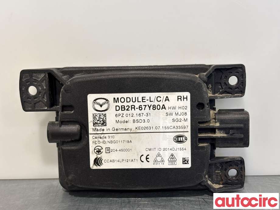 Sensor radar til Mazda CX-3 2015-2022  (MAZDA|DB2R-67-Y80D|6PZ012167-31|DB2R-67Y80A)