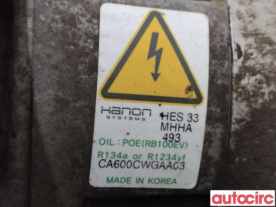 Aircondition kompressor til Hyundai Ioniq Electric 2016-2019 (Fase 1) (HYUNDAI|97701G7000|CA600CWGAA03|)