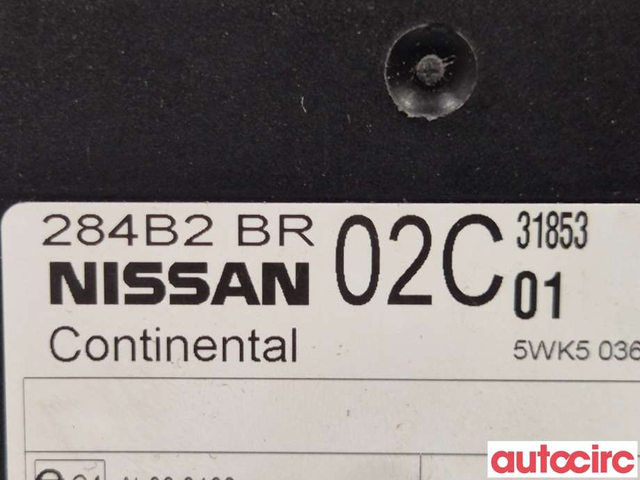 Styreenhet diverse til Nissan Qashqai 2010-2014 (Type I, Fase 2) (NISSAN|284B2BR02C)