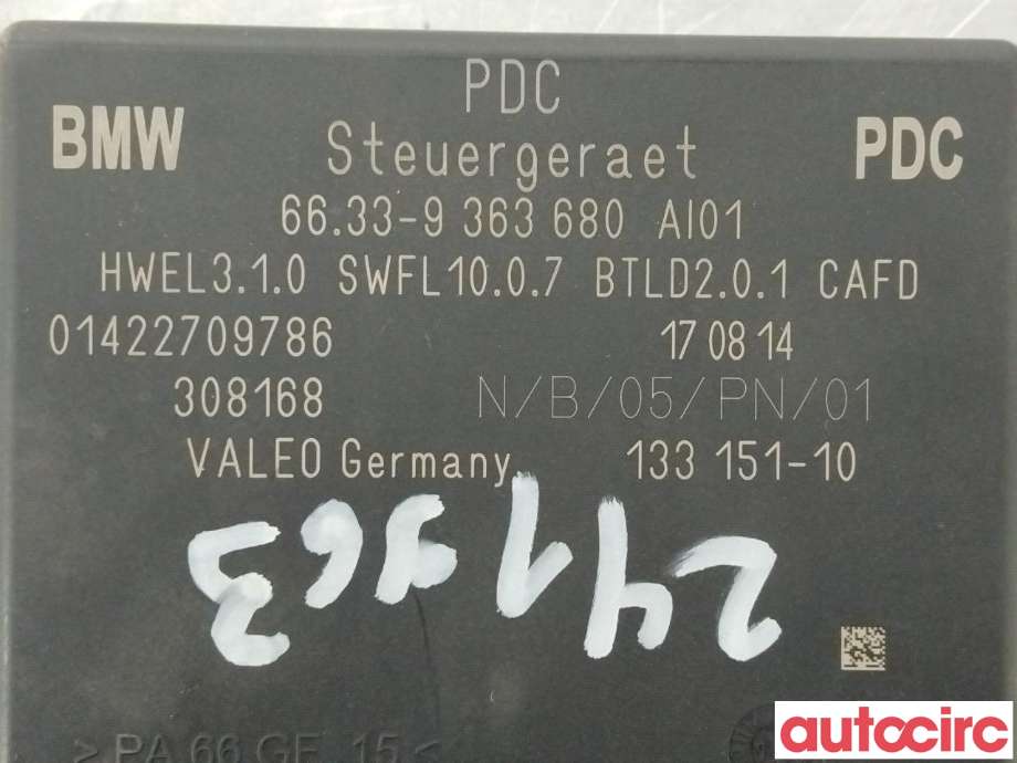 Styreenhet parkering til BMW X3 2010-2017 (F25) (F25) (BMW|66335A02F95|66336838819|66339363680)
