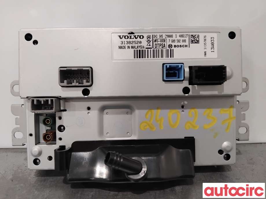 Multimedia display (MCU - Media Controller Unit) til Volvo V40 2012-2019  (VOLVO|36081000|7609502008|31357076)