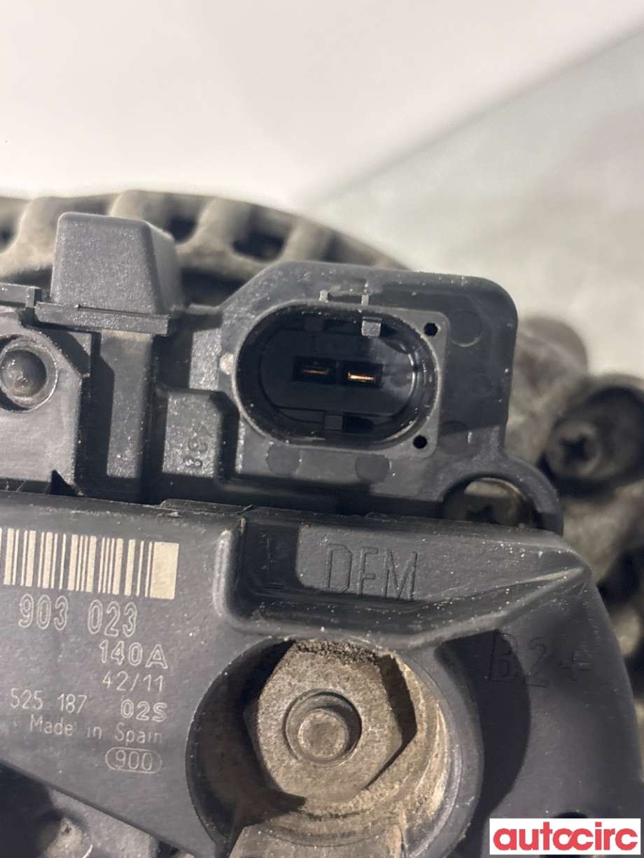 Dynamo til Audi A3 2009-2012 (Type II, Fase 2)  (AUDI|03L903023|0124525187)