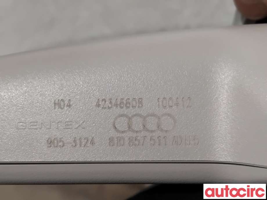 Speil innvendig til Audi A4 2007-2014 (Type IV) (B8) (B8) (AUDI|8T0857511AD|905-3124)