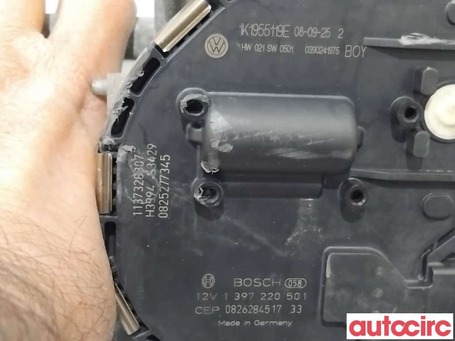 Viskermotor frontrute til VW Golf VI 2008-2012  (VOLKSWAGEN|1Q1955119B|1397220501|1Q1955119C)