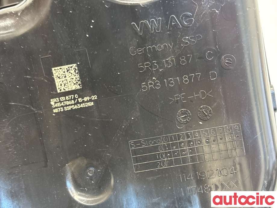 AdBlue tank til VW Caddy 2020-->> (Type IV)  (VOLKSWAGEN|5R3131877C|114192104|5R3131877E)