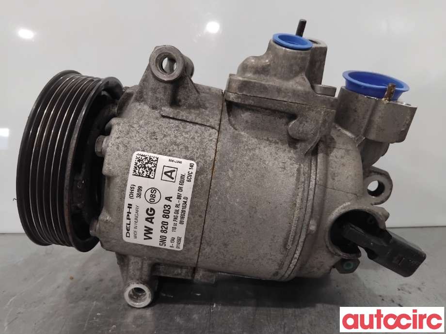 Aircondition kompressor til Škoda Yeti 2009-2013 (Fase 1) (SKODA|5N0820803C|6CVC140|1K0820808F)