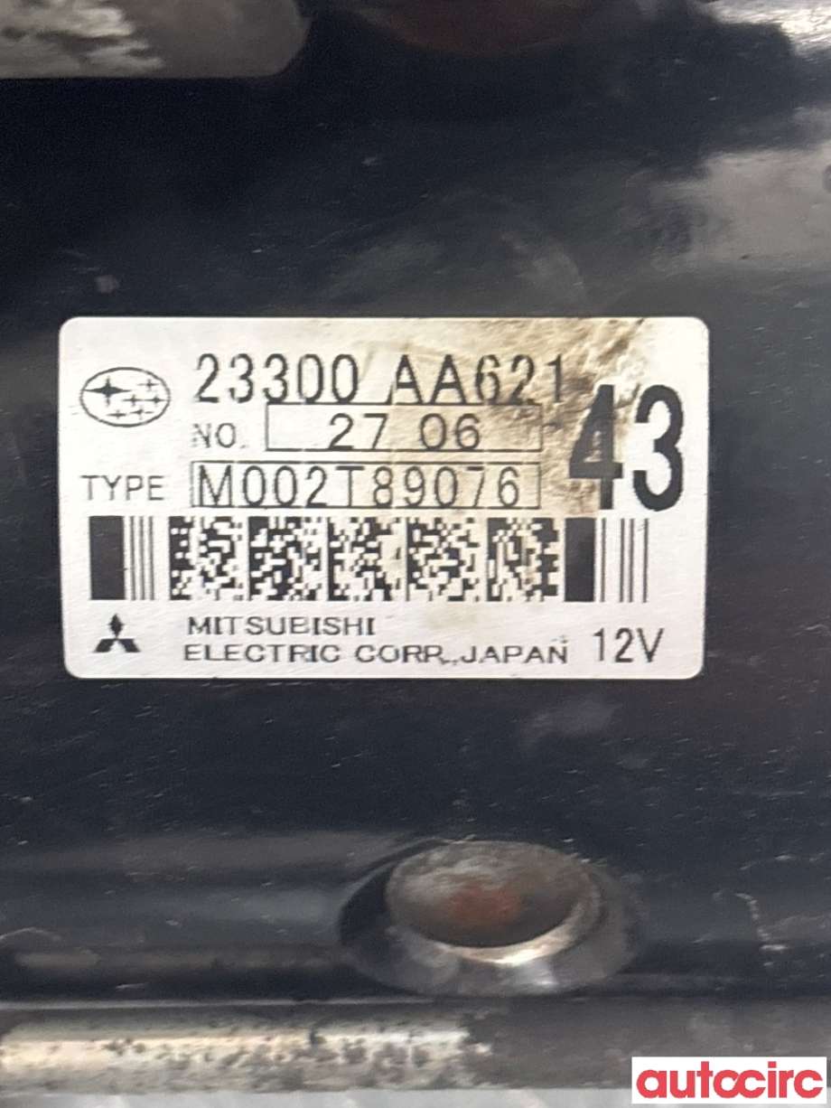 Starter diesel til Subaru XV 2012-2017 (Type I) (SUBARU|23300AA621|M002T89076)