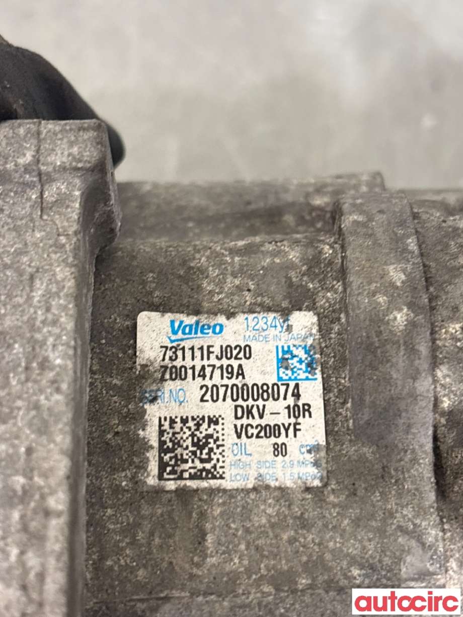Aircondition kompressor til Subaru XV 2012-2017 (Type I)  (SUBARU|73111FJ020|DKV-10R)